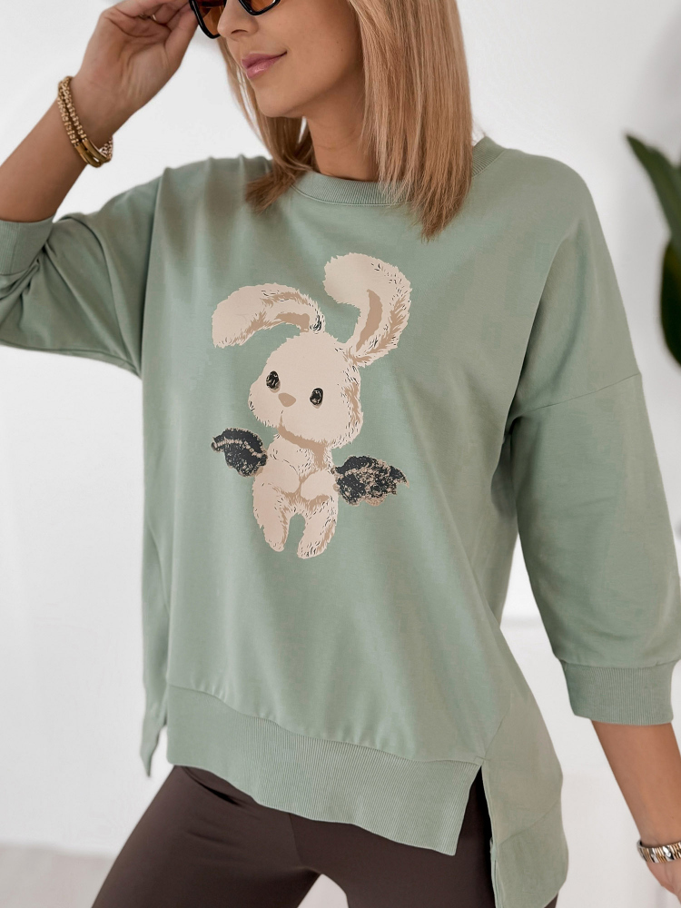 BLOUSE PISTACHE FERRANTE