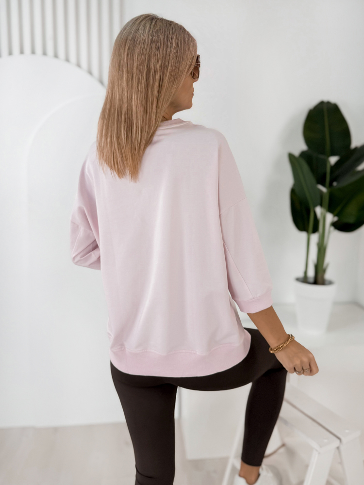 BLOUSE LORRAINE ROSE CLAIR