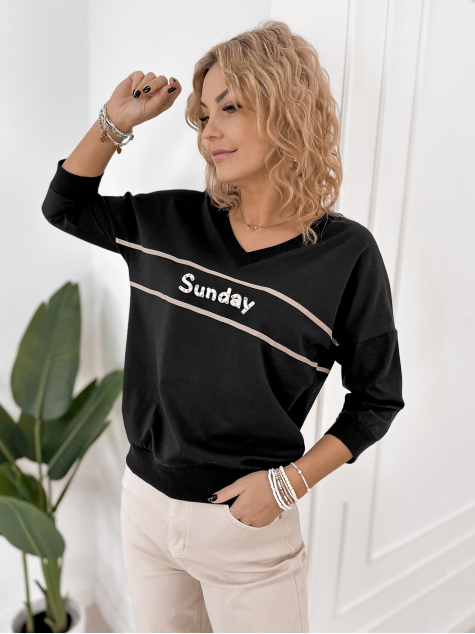 BLOUSE TORRES NOIR