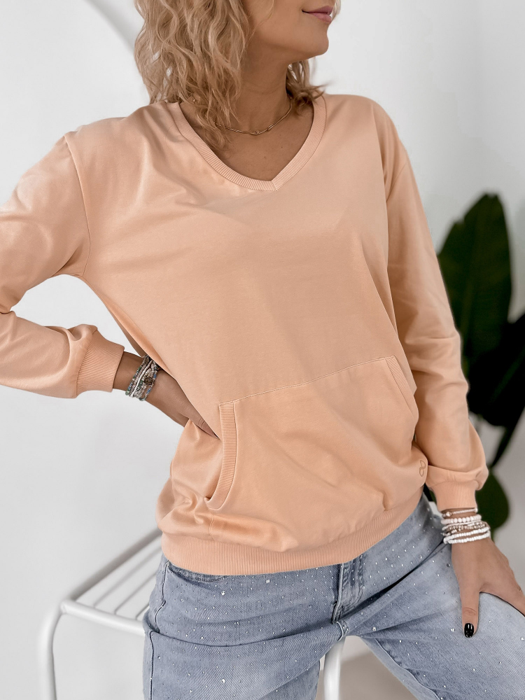 SWEATSHIRT CAVANI PEACH