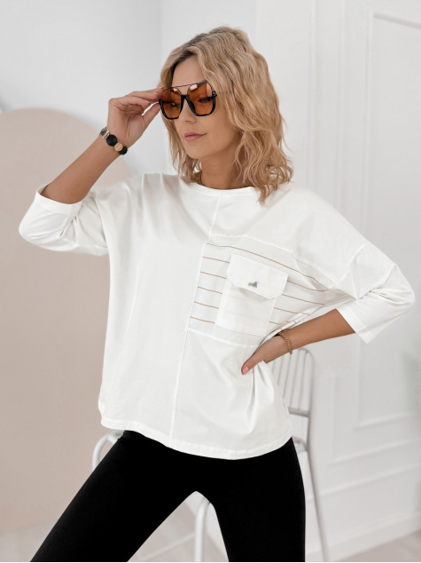 BLUSE SABINE ECRU