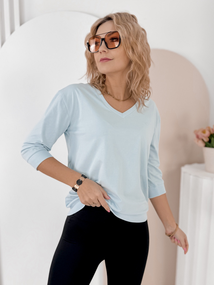 BLOUSE SOLENA BLEUE