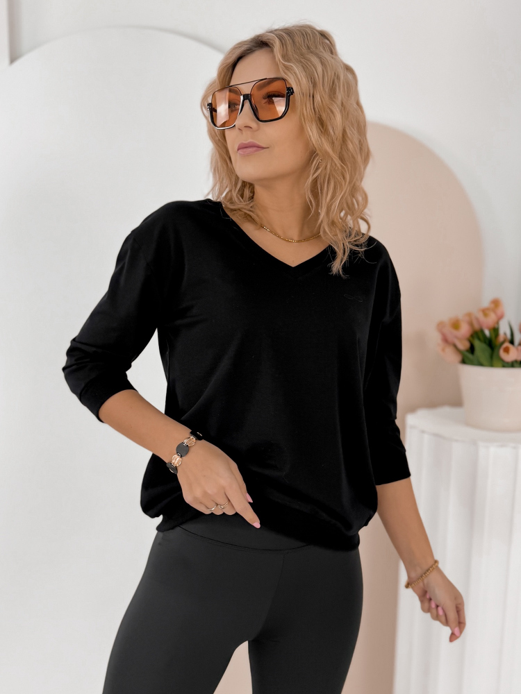 BLÚZ SOLENA FEKETE