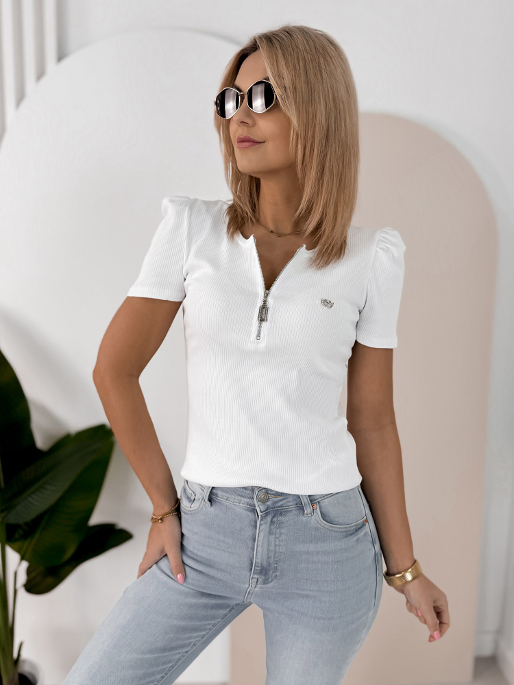 BLOUSE CLEVES BLANC
