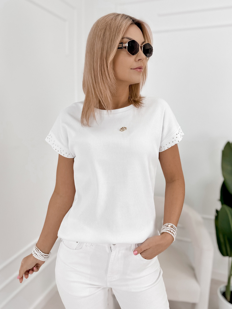 BLUSE ZURI WEISS
