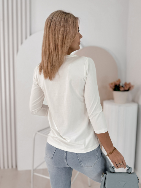 BLOUSE IGRITTE ÉCRU