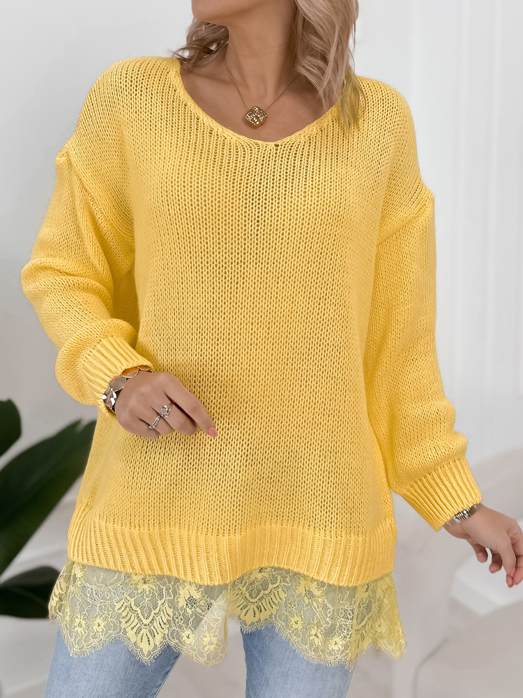PULLOVER LENOX GELB