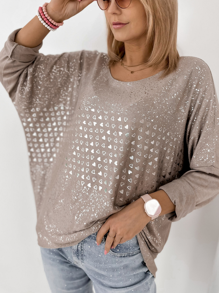 BLOUSE HARLEY BEIGE FONCÉ