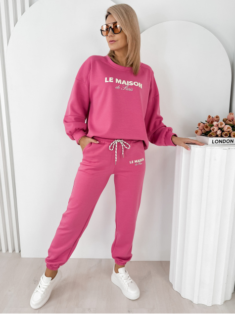 SET DRESS INDIGO PINK