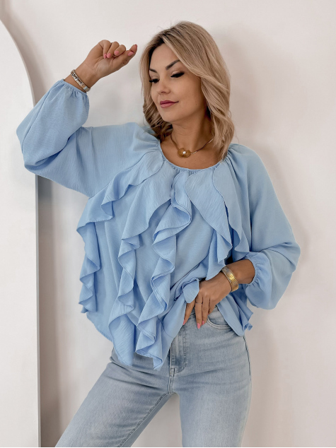 BLUSE HADLEY BLAU