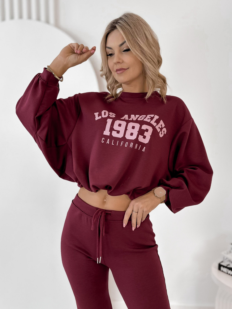 SET KLEID LAUREL BORDEAUX