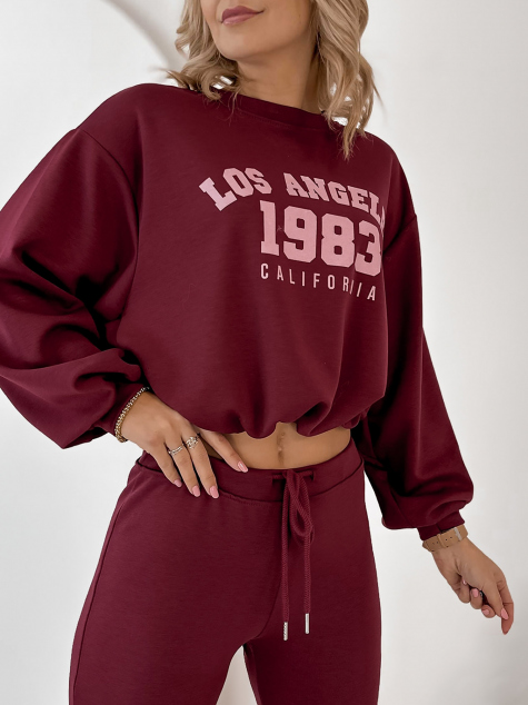 ENSEMBLE ROBE LAUREL BORDEAUX