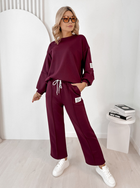 KOMPLEKTS DRESS CORTEZ BORDO