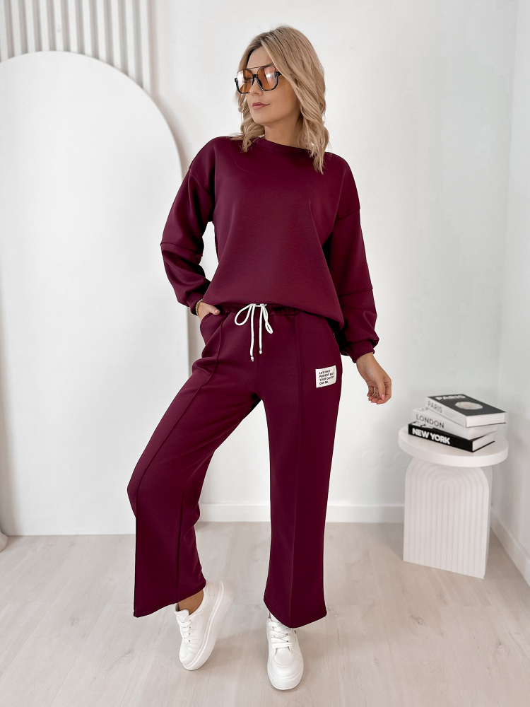 SET DRESS CORTEZ BURGUNDY