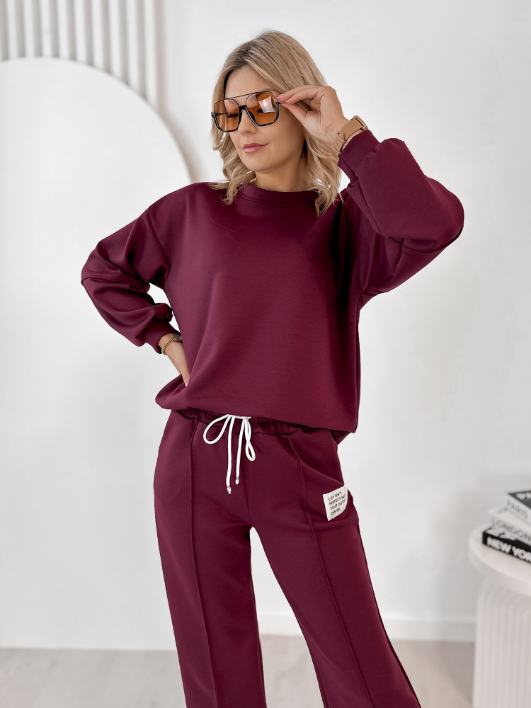 SET DRESS CORTEZ BORDEAUX