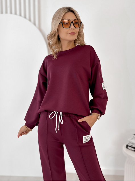SET DRESS CORTEZ BORDEAUX