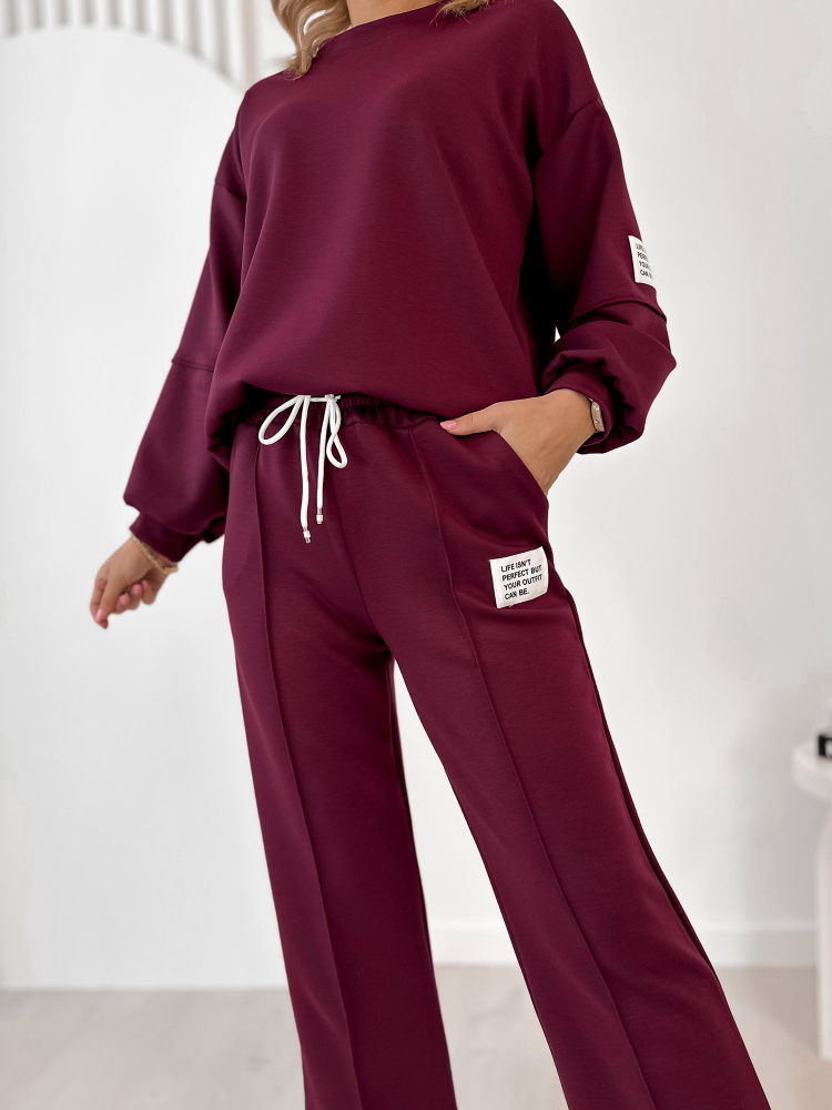 SET DRESS CORTEZ BORDEAUX