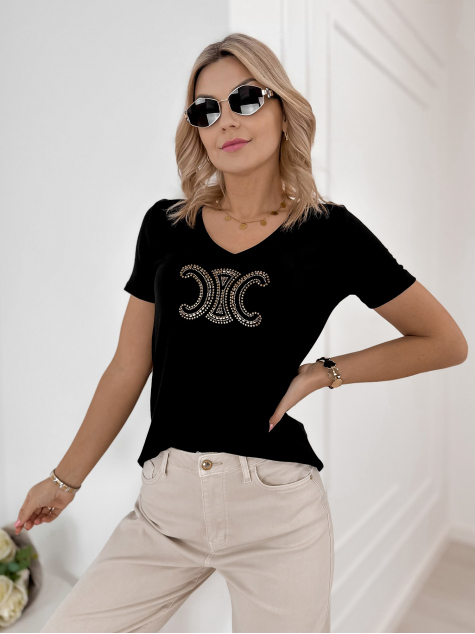 BLUSE SUNLAY SCHWARZ