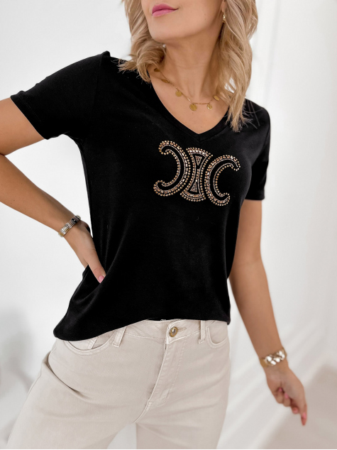BLUSE SUNLAY SCHWARZ