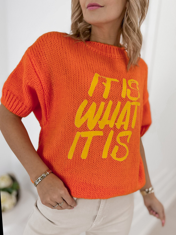 PULLOVER FREMONT ORANGEFARBENER