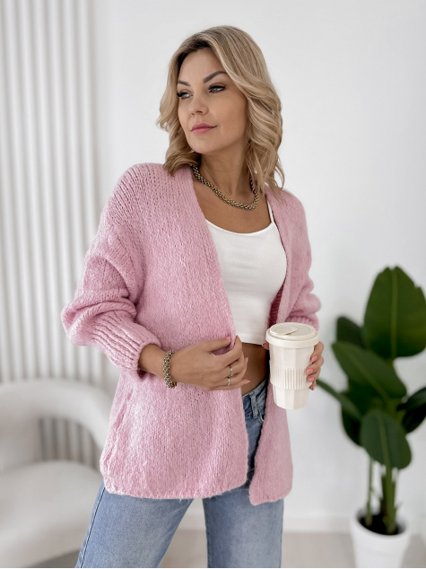 CARDIGAN VISTA ROZ PUDRAT