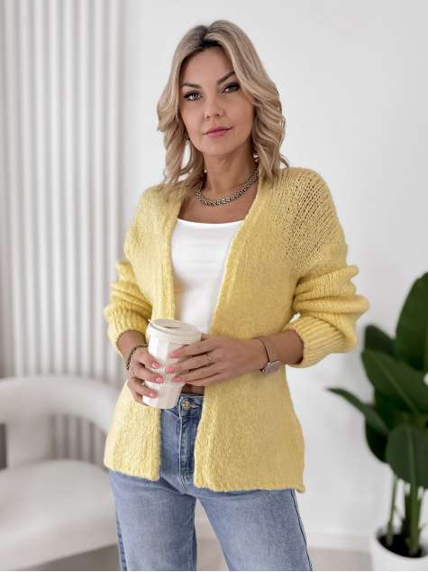 CARDIGAN VISTA JAUNE