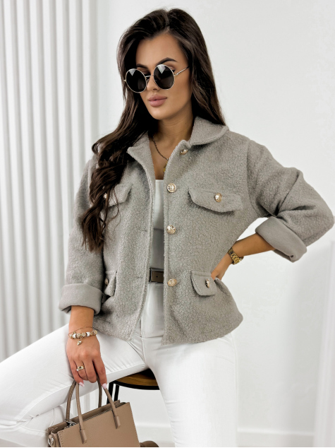 ЯКЕ BOUCLE XAVIA ТЪМНО БЕЖОВA