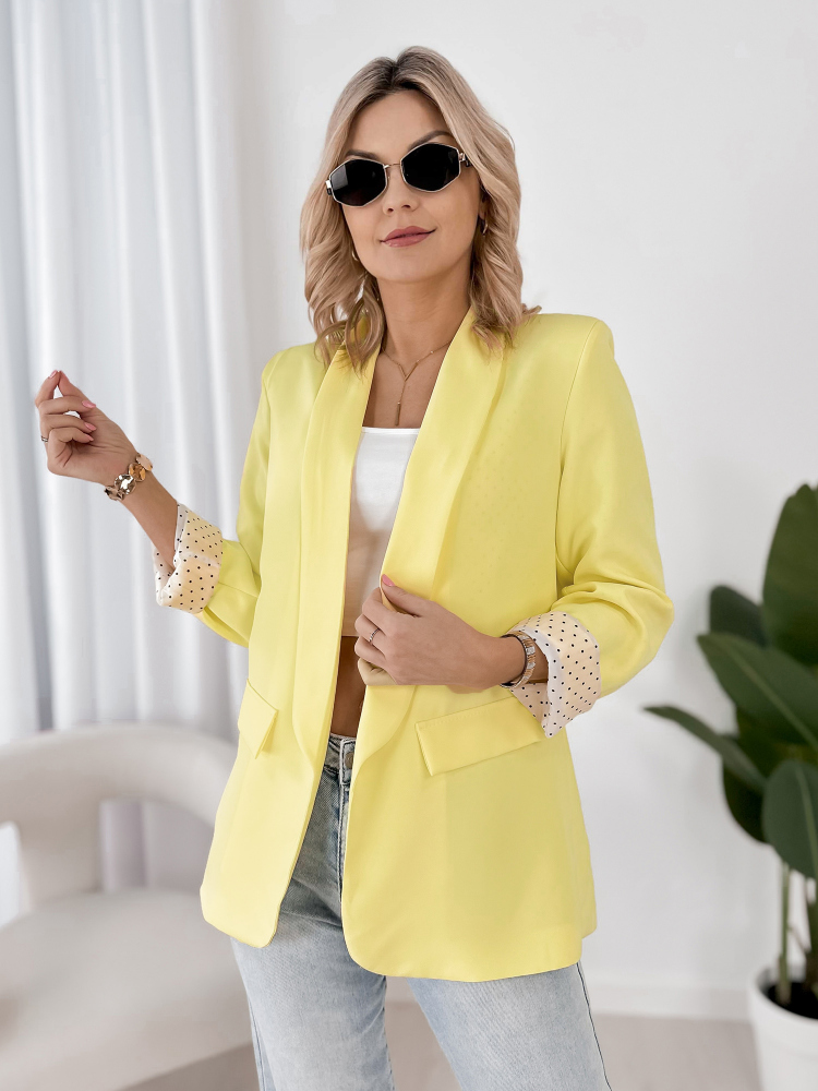BLAZER JAUNE GRACIEUX