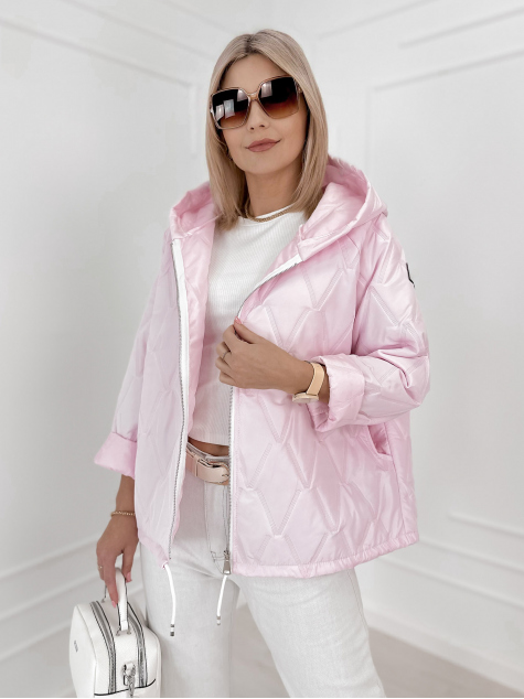 VESTE ELINOR ROSE POUDRE
