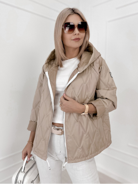 JACKE ELINOR DUNKELBEIGE
