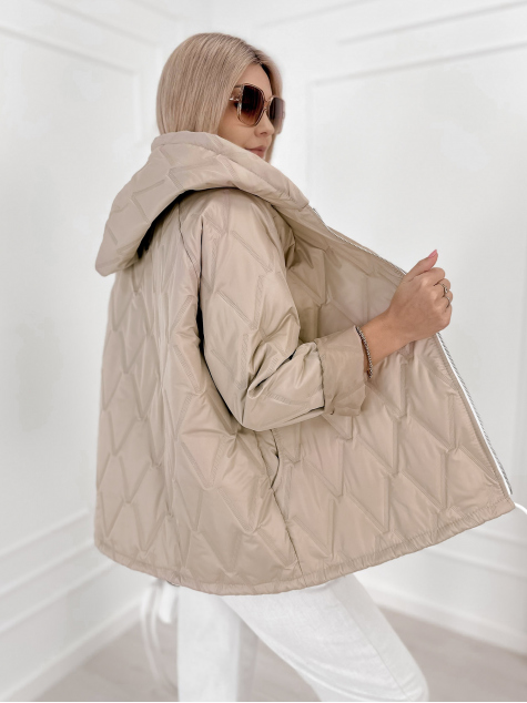 JACKET ELINOR DARK BEIGE