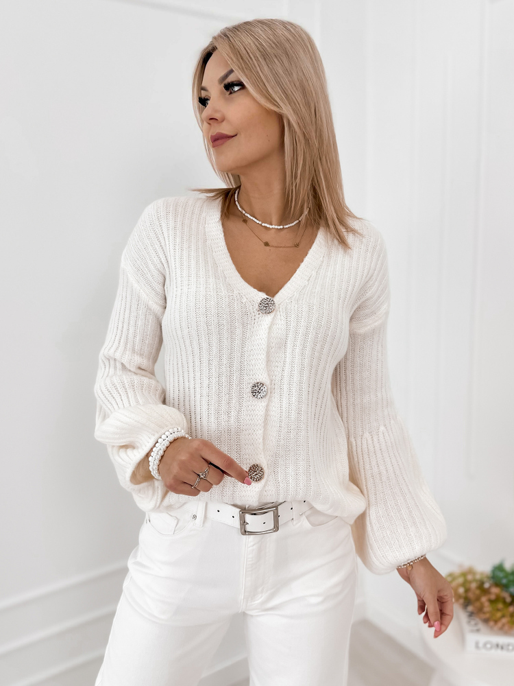 CARDIGAN NASHVILLE ECRU