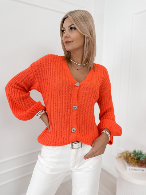 CARDIGAN NASHVILLE ORANGE