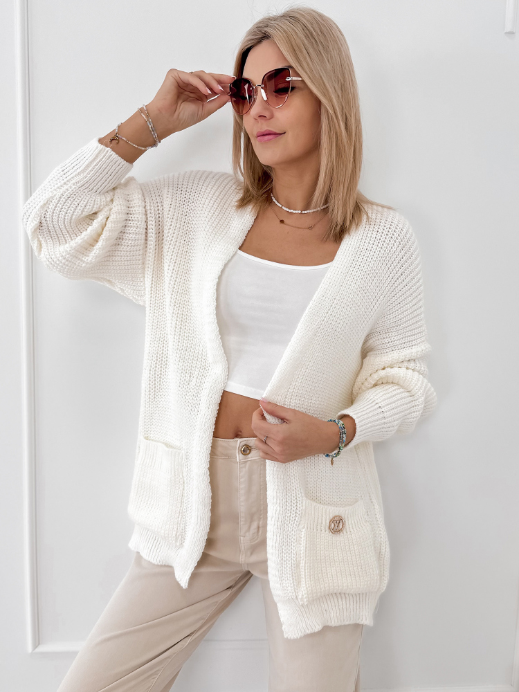 STRICKJACKE VILANCE ECRU