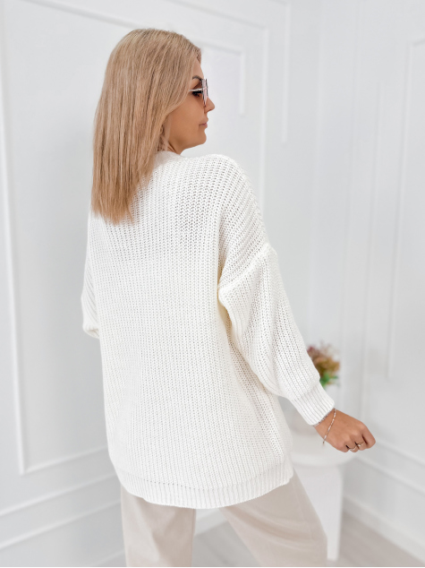 CARDIGAN VILANTA ECRU