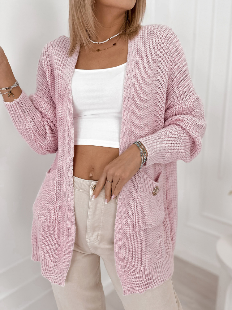 STRICKJACKE CLEMENCE PUDERROSA