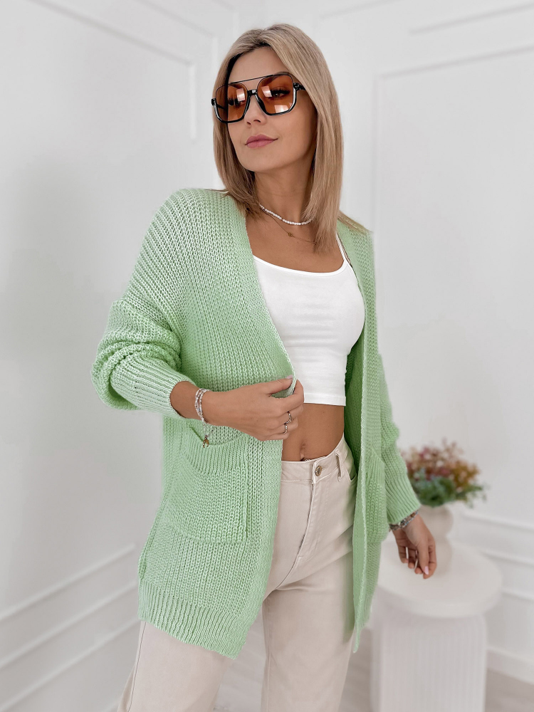 CARDIGAN CLÉMENCE PISTACHE