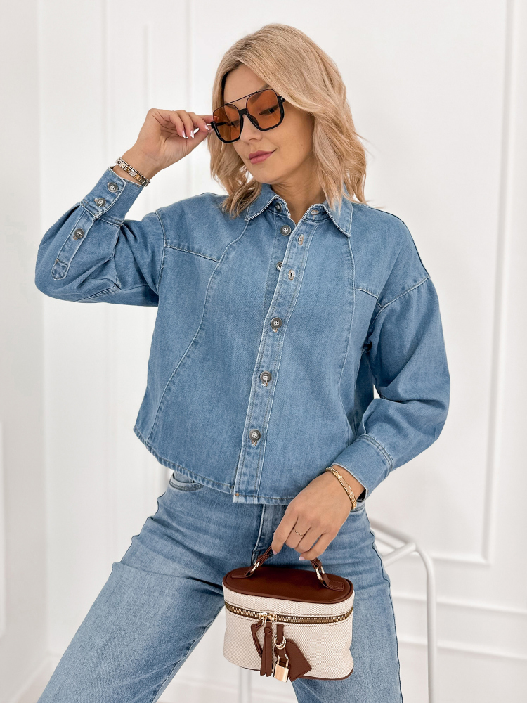 HEMD BLAKE JEANSBLAU