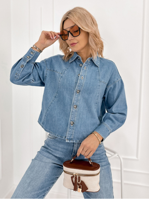 HEMD BLAKE JEANSBLAU