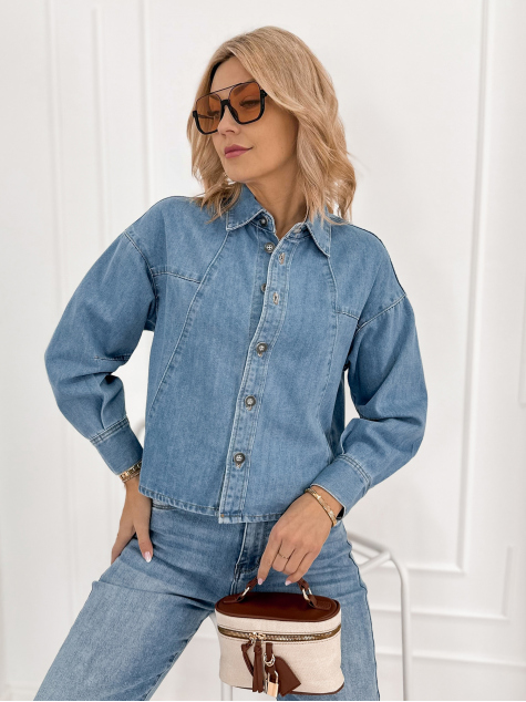 HEMD BLAKE JEANSBLAU