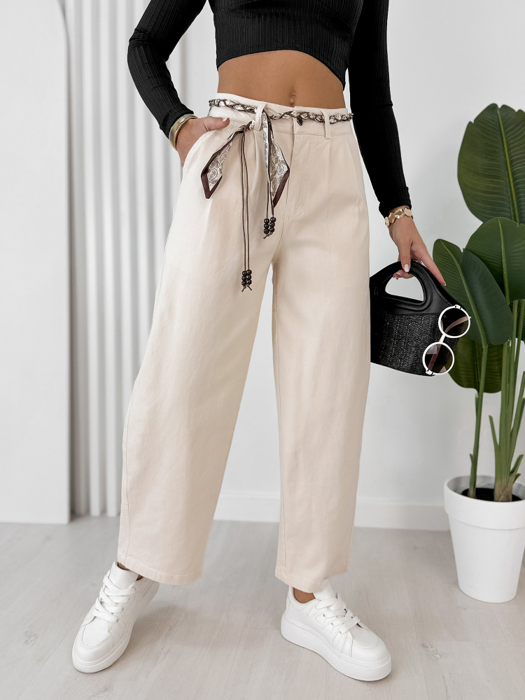 PANTALONI DELANEY BEJ