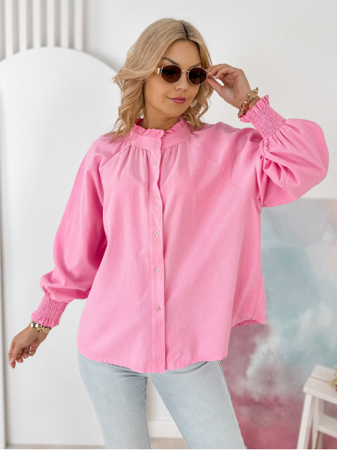 CAMASA CORDUROY CANNE ROZ PUDRAT