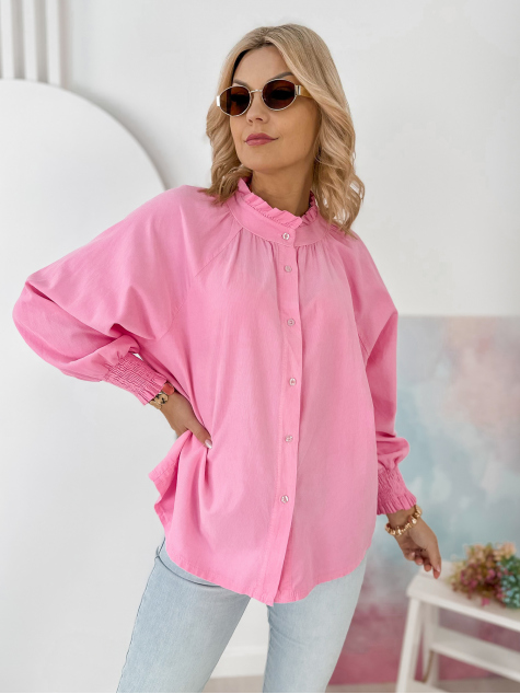 SHIRT CORDUROY CANNE POWDER PINK