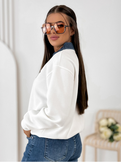 SWEATSHIRT LOVELLY ECRU