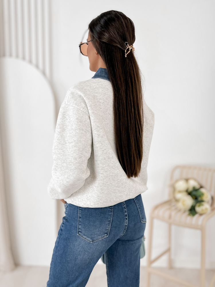 SWEATSHIRT LOVELLY GREY