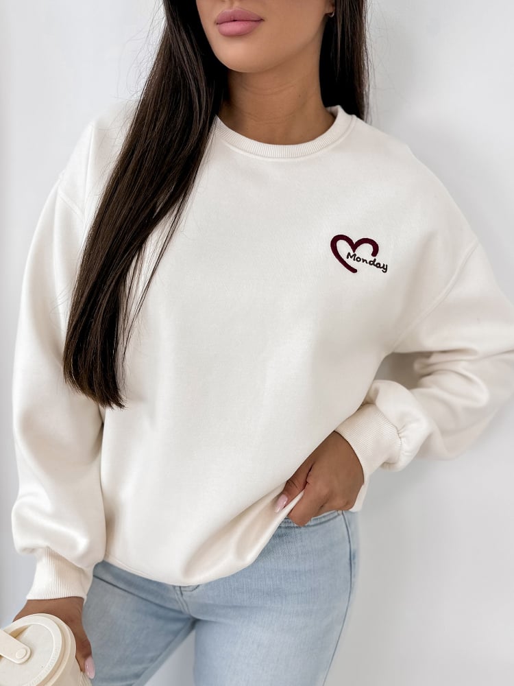 SWEATSHIRT PERIGORD ECRU