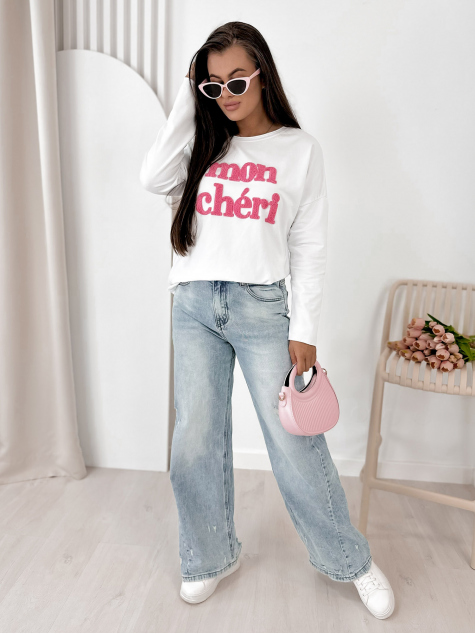 BLOUSE MONCHERI WHITE