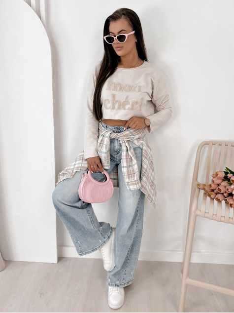 BLUSE MONCHERI BEIGE