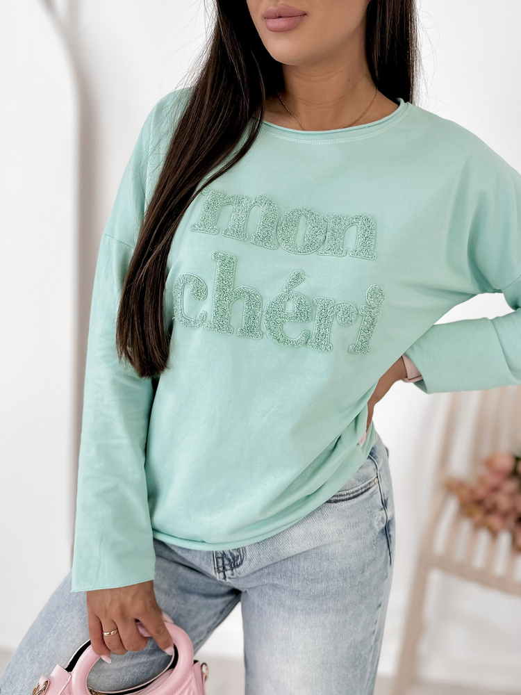 BLOUSE MONCHERI MENTHE