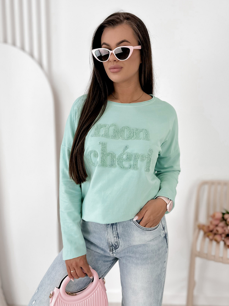 BLOUSE MONCHERI MINT